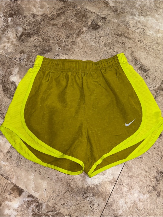 Nike Pants - Nike - Women's Yellow-Green Athletic Running Shorts (size XS)
